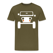 Laden Sie das Bild in den Galerie-Viewer, CLASSIC CAR SHIRT: CJ (white) - Khaki