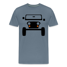 Laden Sie das Bild in den Galerie-Viewer, CLASSIC CAR SHIRT: CJ (black) - Blaugrau