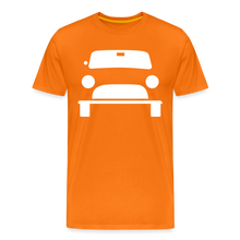 Laden Sie das Bild in den Galerie-Viewer, CLASSIC CAR SHIRT: MINI (white) - Orange
