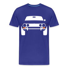 Laden Sie das Bild in den Galerie-Viewer, CLASSIC CAR SHIRT: GeTeVau (white) - Königsblau
