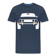 Laden Sie das Bild in den Galerie-Viewer, CLASSIC CAR SHIRT: GeTeVau (white) - Navy