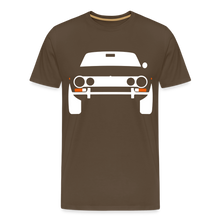 Laden Sie das Bild in den Galerie-Viewer, CLASSIC CAR SHIRT: GeTeVau (white) - Edelbraun