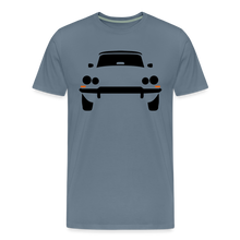 Laden Sie das Bild in den Galerie-Viewer, CLASSIC CAR SHIRT: DÉESSE (black) - Blaugrau