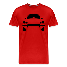 Laden Sie das Bild in den Galerie-Viewer, CLASSIC CAR SHIRT: DÉESSE (black) - Rot