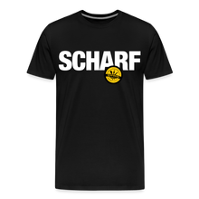 Laden Sie das Bild in den Galerie-Viewer, SENFWERK SHIRT: "SCHARF" - Schwarz