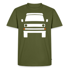 Laden Sie das Bild in den Galerie-Viewer, CLASSIC CAR SHIRT: DREI (white) - Khaki