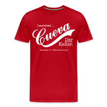 Laden Sie das Bild in den Galerie-Viewer, CUEVA SHIRT WHITE FONT - Rot
