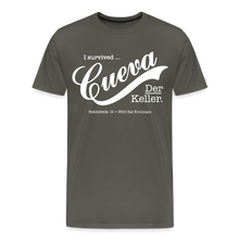 Laden Sie das Bild in den Galerie-Viewer, CUEVA SHIRT WHITE FONT - Asphalt