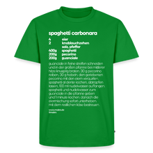 Laden Sie das Bild in den Galerie-Viewer, REZEPT SHIRT: CARBONARA - Grün