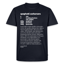 Laden Sie das Bild in den Galerie-Viewer, REZEPT SHIRT: CARBONARA - Navy