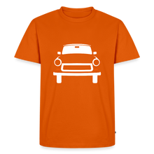 Laden Sie das Bild in den Galerie-Viewer, CLASSIC CAR SHIRT: TRABBI (white) - Orange 