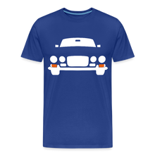 Laden Sie das Bild in den Galerie-Viewer, CLASSIC CAR SHIRT: X J (white) - Königsblau