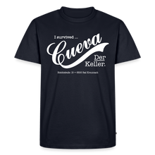 Laden Sie das Bild in den Galerie-Viewer, CUEVA SHIRT WHITE FONT - Navy