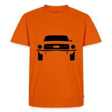 Laden Sie das Bild in den Galerie-Viewer, CLASSIC CAR SHIRT: MUSTANG (black) - Orange 