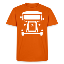 Laden Sie das Bild in den Galerie-Viewer, CLASSIC CAR SHIRT: NEZ (white) - Orange 