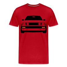 Laden Sie das Bild in den Galerie-Viewer, CLASSIC CAR SHIRT: ZWO (black) - Rot