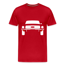 Laden Sie das Bild in den Galerie-Viewer, CLASSIC CAR SHIRT: MUSTANG (white) - Rot