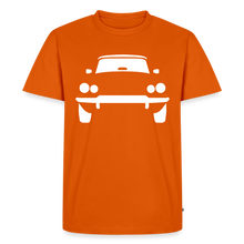 Laden Sie das Bild in den Galerie-Viewer, CLASSIC CAR SHIRT: DÉESSE (white) - Orange 