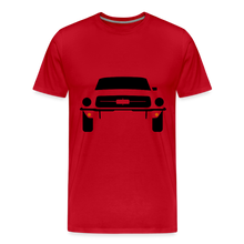 Laden Sie das Bild in den Galerie-Viewer, CLASSIC CAR SHIRT: MUSTANG (black) - Rot