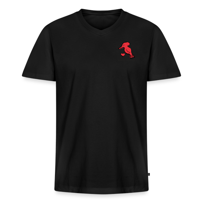 BRECHTEN (MEN) V-SHIRT - Schwarz