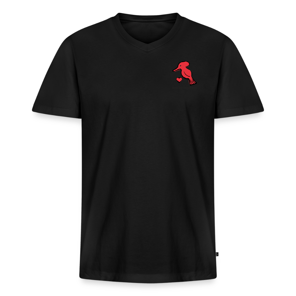 BRECHTEN (MEN) V-SHIRT - Schwarz