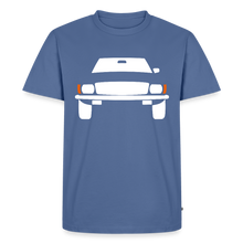 Laden Sie das Bild in den Galerie-Viewer, CLASSIC CAR SHIRT: 107 (white) - Taubenblau