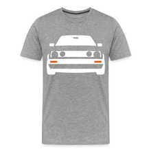 Laden Sie das Bild in den Galerie-Viewer, CLASSIC CAR SHIRT: ZWO (white) - Grau meliert