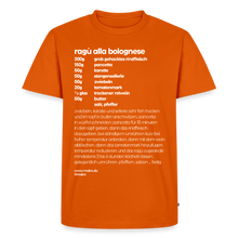 Laden Sie das Bild in den Galerie-Viewer, REZEPT SHIRT: BOLOGNESE - Orange 