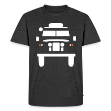 Laden Sie das Bild in den Galerie-Viewer, CLASSIC CAR SHIRT: BRITISH OFFROAD (white) - Anthrazit meliert
