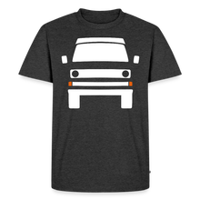 Laden Sie das Bild in den Galerie-Viewer, CLASSIC CAR SHIRT: DREI (white) - Anthrazit meliert