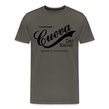 Laden Sie das Bild in den Galerie-Viewer, CUEVA SHIRT BLACK FONT - Asphalt