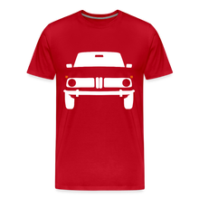 Laden Sie das Bild in den Galerie-Viewer, CLASSIC CAR SHIRT: NULL 2 (white) - Rot