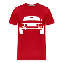 Laden Sie das Bild in den Galerie-Viewer, CLASSIC CAR SHIRT: GeTeVau (white) - Rot