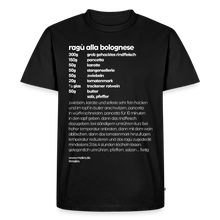 Laden Sie das Bild in den Galerie-Viewer, REZEPT SHIRT: BOLOGNESE - Schwarz
