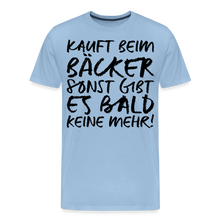 Laden Sie das Bild in den Galerie-Viewer, MEME SHIRT: KAUFT BEIM BÄCKER (black) - Sky