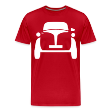 Laden Sie das Bild in den Galerie-Viewer, CLASSIC CAR SHIRT: iSETTA (white) - Rot