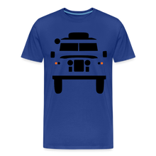 Laden Sie das Bild in den Galerie-Viewer, CLASSIC CAR SHIRT: BRITISH OFFROAD (black) - Königsblau