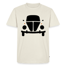 Laden Sie das Bild in den Galerie-Viewer, CLASSIC CAR SHIRT: KUGEL (black) - Naturweiß