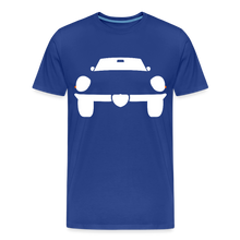 Laden Sie das Bild in den Galerie-Viewer, CLASSIC CAR SHIRT: SPIDER (white) - Königsblau