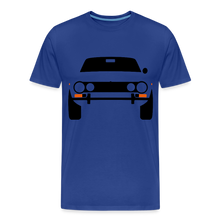 Laden Sie das Bild in den Galerie-Viewer, CLASSIC CAR SHIRT: GeTeVau (black) - Königsblau