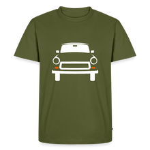 Laden Sie das Bild in den Galerie-Viewer, CLASSIC CAR SHIRT: TRABBI (white) - Khaki