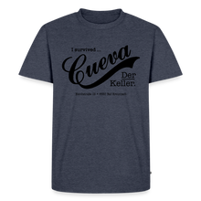 Laden Sie das Bild in den Galerie-Viewer, CUEVA SHIRT BLACK FONT - Jeansblau 
