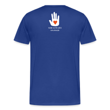 Laden Sie das Bild in den Galerie-Viewer, CLASSIC CAR SHIRT: DÉESSE (white) - Königsblau