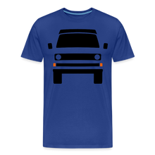 Laden Sie das Bild in den Galerie-Viewer, CLASSIC CAR SHIRT: DREI (black) - Königsblau