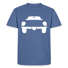 Laden Sie das Bild in den Galerie-Viewer, CLASSIC CAR SHIRT: SPIDER (white) - Taubenblau