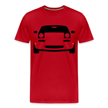 Laden Sie das Bild in den Galerie-Viewer, CLASSIC CAR SHIRT: MIATA (black) - Rot
