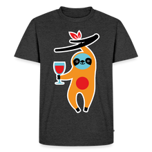 Laden Sie das Bild in den Galerie-Viewer, WINE SHIRT: FAULTIER - Anthrazit meliert