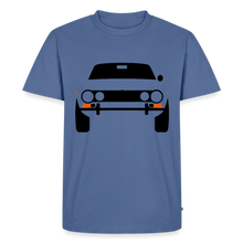 Laden Sie das Bild in den Galerie-Viewer, CLASSIC CAR SHIRT: GeTeVau (black) - Taubenblau