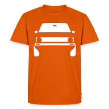 Laden Sie das Bild in den Galerie-Viewer, CLASSIC CAR SHIRT: GEHTEHIH (white) - Orange 