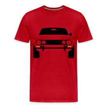 Laden Sie das Bild in den Galerie-Viewer, CLASSIC CAR SHIRT: GeTeVau (black) - Rot
